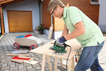 Bosch DIY Stichsäge PST 650, 1 Sägeblatt T 144 D für Holz, Koffer (500 W, Schnitttiefe in Holz 65 mm, Schnitttiefe in Stahl 4 mm) - 