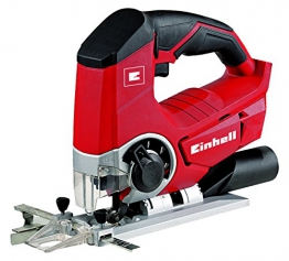 Einhell Akku Stichsäge TE-JS 18 Li Solo Power X-Change (Lithium Ionen, 18 V, max. 80 mm, 4-Stufen Pendelhub, Absaugadapter, Parallelanschlag, LED-Licht, ohne Akku und Ladegerät) -