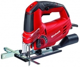 Einhell Stichsäge TC-JS 85 (620 W, max. 85 mm, 45° Schrägschnitt, Hubzahlregelung, 4-Stufen Pendelhub, Absaugadapter, Parallelanschlag, Koffer) -