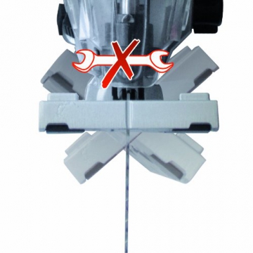 Einhell Stichsäge TE-JS 100 (750 W, max. 100 mm, 45° Schrägschnitt, Hubzahlregelung, 4-Stufen Pendelhub, Absaugadapter, Parallelanschlag, LED-Licht, Koffer) - 